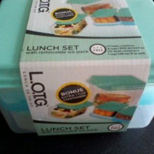LOTG Lunch Set Box with Turtle Insulation Bag